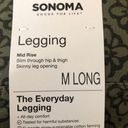 Sonoma  Womens THE EVERYDAY LEGGINGS Size Medium Long Olive Green New Photo 1