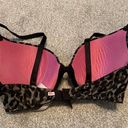 PINK - Victoria's Secret 32DD PINK VS bra leopard print Photo 1