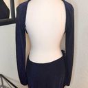 Meshki  Navy Christina Backless‎ Wrap Dress Size L NWT Photo 8