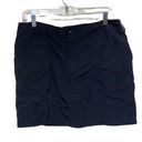 Eddie Bauer  black cargo mini skirt size 10. Photo 0