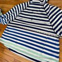 Hunter Striped Print Hoodie Hood Oversized Crop  Photo 7