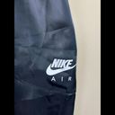 Nike NWT  AIR Satin Track Pants Jogger Sheen Women's XL STANDARD FIT BLACK Photo 2