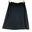 J.Jill  Wearever Collection Womens Size XS  Skirt Stretch Black Pleated Front Photo 7