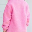 Pink Lily Pink Sherpa Shacket Photo 2