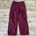 Aritzia NWT  TNA Supply Cargo Pant Spiced Burgundy Sz 00 Photo 7