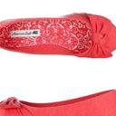 American Eagle  Pink Coral Bow Tie Flats Photo 3