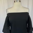 Ralph Lauren Women's Cocktail Dress Size Small Black Off the Shoulder Sheath Photo 5