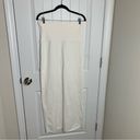 SKIMS  sarong white slit front maxi skirt size large coverup summer beach cruise Photo 2