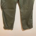 Reformation  Marine Jean Trouser Pant Cropped Ankle Army Green Size 29 Photo 10