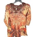 Live and let live Multicolored & Designed Top w Lace & Gem Sequins Wm M Photo 3