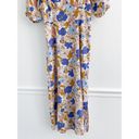 Lush Clothing Lush Boutique Floral Puff Sleeve Midi Dress Photo 4