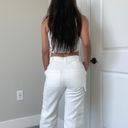 H&M White Cargo Wide Leg Pants Photo 1