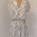 Rails  Karla White Mocha Leopard Blouson Dress Photo 4