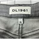 DL1961  Power Legging Womens Sz 26 Emma Cateye Western Rodeo Rawhem Gray Photo 4