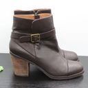 The Loft Anne Taylor Women's Brown Leather Buckle Boot Photo 6
