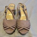 Elle Women's  Strappy wedge sandals, size 7.5, blush Photo 0