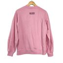 Ganni  Software Puff Sleeve Sweet Lilac Rose Pink Sweatshirt Photo 3