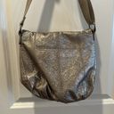 The Sak  bronze Fold-Over Flap Leather Cross-body Shoulder Bag Purse EUC. Photo 6