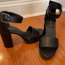 Divided  Platform Heeled Sandals - Black Photo 0