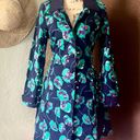 Modcloth Delightful Directions Floral Trench Coat Photo 0