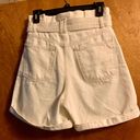 Berksha Bershka White Denim Shorts Photo 3