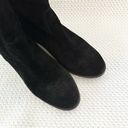 Sam Edelman  Black Suede Farrell Western Style High Cut Heeled Ankle Boots 8 Photo 8