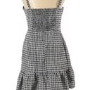 Parker Black & White Gingham Print Dress Photo 1