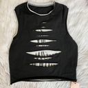 Micas  Destroyed Tank Top Sleeveless top SZ L NWT Photo 6