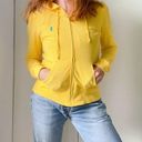 Ralph Lauren Womens Hoodie Yellow Size M Classic Preppy Casual Beach Coastal Photo 0