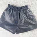 LPA  Nina Women's Leather Shorts in Black Size XS Photo 2