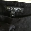 Eileen Fisher  Ponte Knit Ankle Jeans Black Womens Size 8P Petite Photo 3