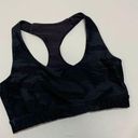 SoulCycle  Women’s Camo Sports Bra Soul Logo Racerback Black Gray Size Medium Photo 0