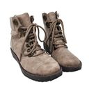 blowfish  Tan Lace Up Combat Boots Ankle Height Slight Wedge Size 8 Photo 0