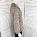 Coldwater Creek  Rainbow Confetti Cardigan Sweater Small Beige 3/4 Bell Sleeve Photo 2