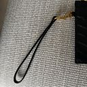 Saint Laurent  Grain De Poudre Chevron Monogram Large Bill Pouch Wristlet Photo 7