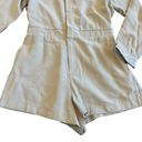 L'Academie  Dylan Romper Long Sleeve Shorts Khaki Button-Down Size Small NWOT Photo 5