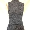 Krass&co G.A.S.  Knit Mockneck Midi Dress Size Medium Black White Tie Belt Australia Photo 1