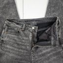 American Eagle Mom Joggers Jeans Cozy Next Level Stretch Distressed 8 Short Black Size undefined Photo 9