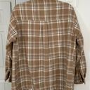 Princess Polly Tan Plaid Flannel Photo 1