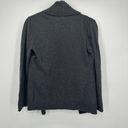 Market & Spruce Market Spruce Cardigan Sweater Gray Long Sleeve Open Front Tight Knit‎ Zipper S Photo 1