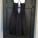 Laundry by Shelli Segal Vintage  Black Silk Dress Photo 6