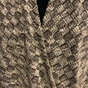 Anthropologie Anthropology Black and white pattern Sweater Wrap Photo 8