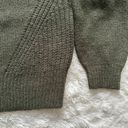 Madewell Sweater Wool-Blend Wedge Crewneck Knit Pullover Green M NWT New Photo 5