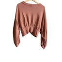 Free People  fall for you twist front waffle knit blouse Photo 3