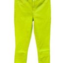 L'Agence NWT  Womens Size 25 Margot High-Rise Ankle Skinny Neon Green Jeans Photo 0