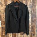 Polo Vintage  Ralph Lauren Beaded Scroll Pattern Black Wool Blazer US 4 Photo 0