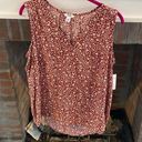 Sonoma NWT  Paisley Floral Red Tank size Medium Brand New Photo 0