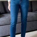 Everlane  The Curve High-Rise Skinny Jeans - Dark Blue Wash - Size 28 Photo 0