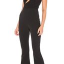 AQ/AQ  Black Sexy Pembroke Wide Leg Flared Jumpsuit Photo 1