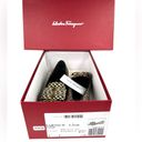 Salvatore Ferragamo  Sarno Bow Embellished Raffia Low Heel Loafers US 5 - EU 35.5 Photo 1